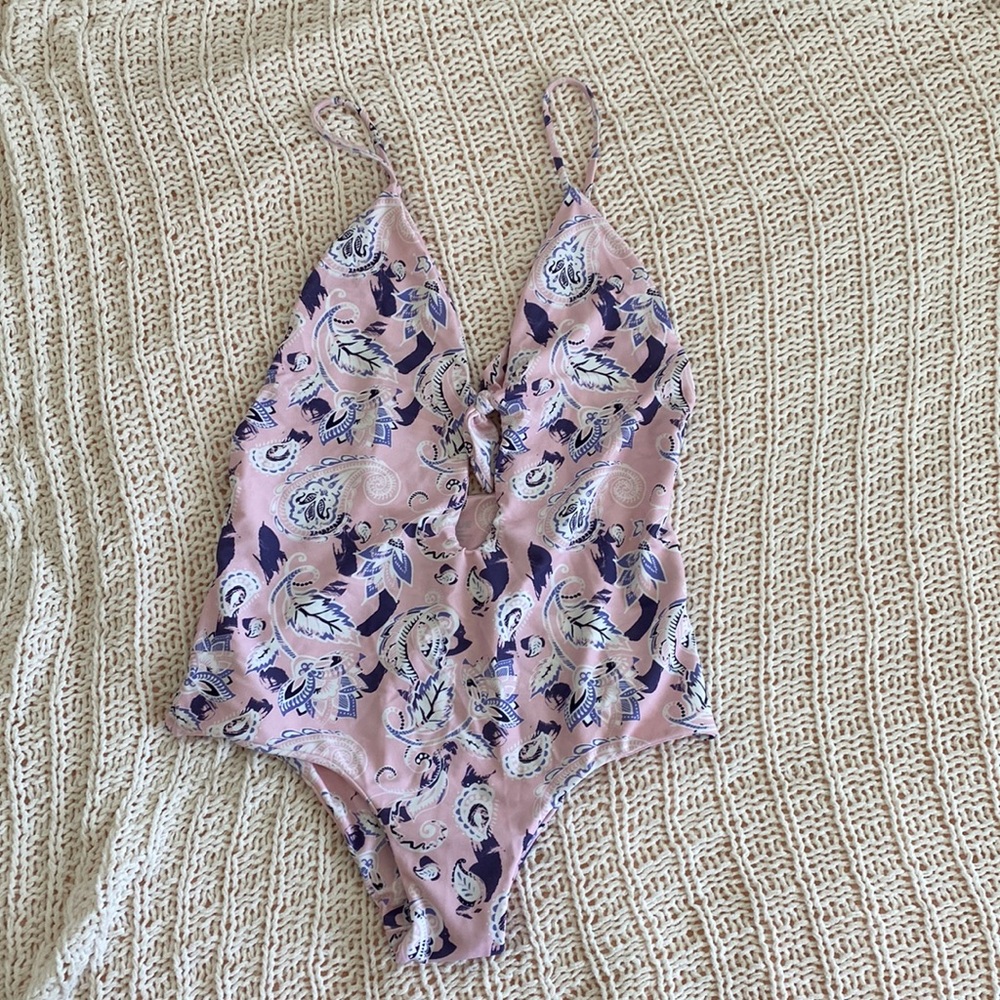 Aila Blue Midnight in Paris one piece size large